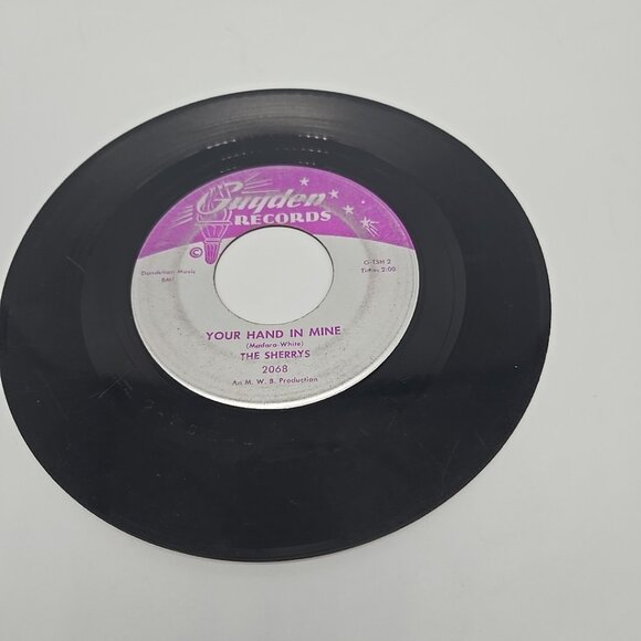 Pop Pop Pop Pie / Your Hand In Mine by The Sherrys 45 RPM Vinyl The Popeye Dance - Picture 3 of 5